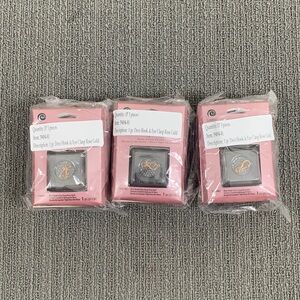 Lot of 9 Cousin Rose Gold Plate Deco Hook & Eye Clasp Elegance New